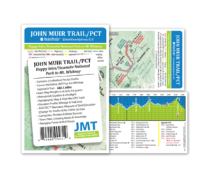 John Muir Trail Pocket Profile Map