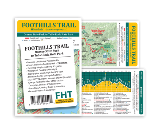 Foothills Trail Pocket Profile Map
