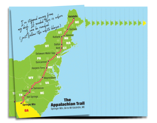 A.T. Postcards — Pack of 15 (1 of Each State & 1 Full Trail) - Image 3
