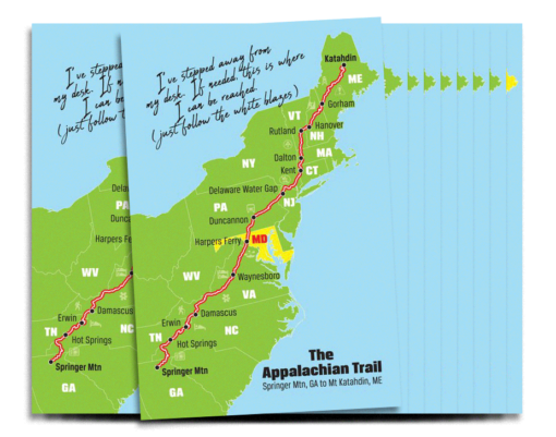 A.T. Postcards — Pack of 15 (1 of Each State & 1 Full Trail) - Image 9