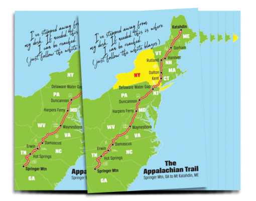 A.T. Postcards — Pack of 15 (1 of Each State & 1 Full Trail) - Image 11
