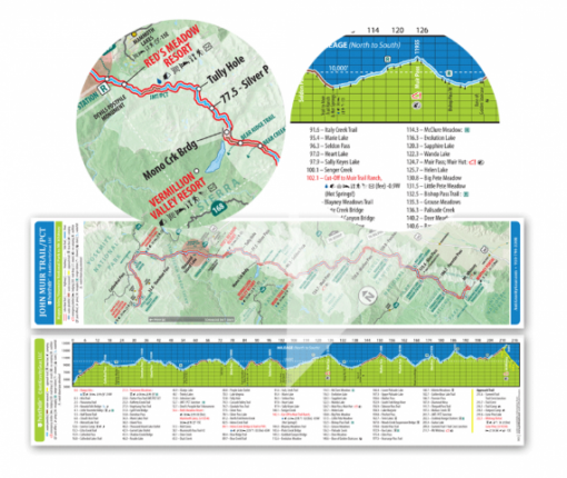 JMT/PCT Pocket Profile Map - Image 2