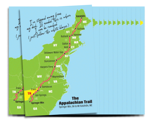 A.T. Postcards — Pack of 15 (1 of Each State & 1 Full Trail) - Image 5