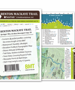 Pocket Profile Benton MacKaye Trail Elevation Profile Map Set