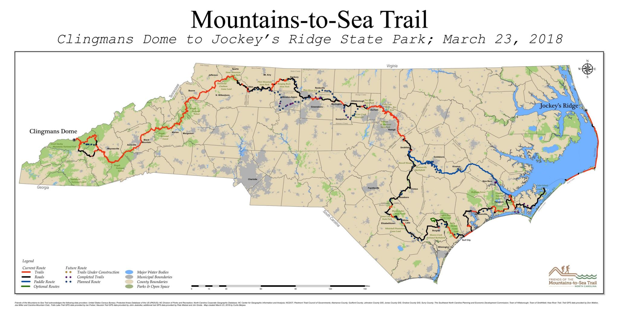 Mountains to Sea Trail